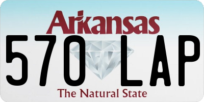 AR license plate 570LAP