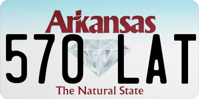 AR license plate 570LAT