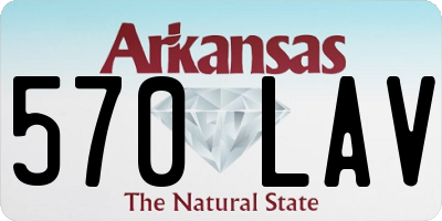 AR license plate 570LAV
