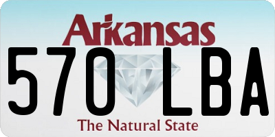 AR license plate 570LBA