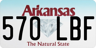 AR license plate 570LBF