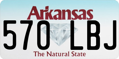 AR license plate 570LBJ