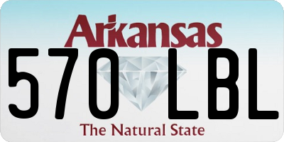 AR license plate 570LBL