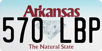 AR license plate 570LBP