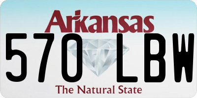AR license plate 570LBW