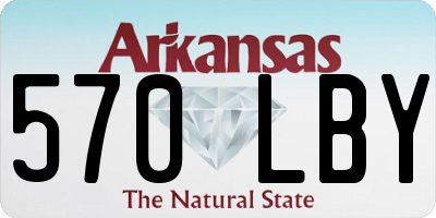 AR license plate 570LBY