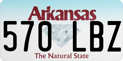 AR license plate 570LBZ