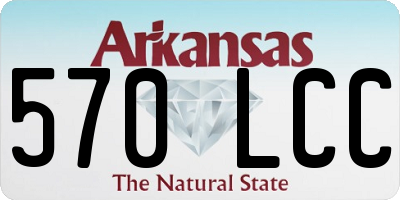 AR license plate 570LCC