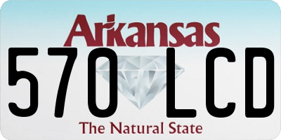 AR license plate 570LCD