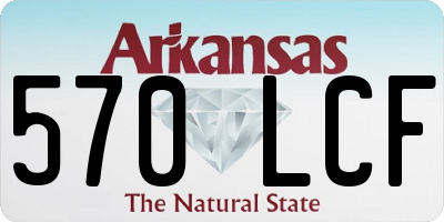 AR license plate 570LCF