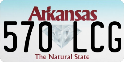 AR license plate 570LCG