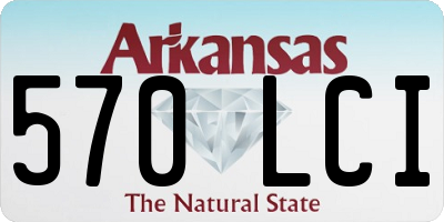 AR license plate 570LCI