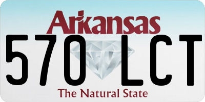 AR license plate 570LCT