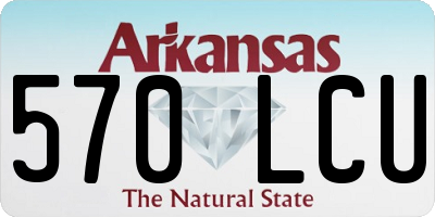 AR license plate 570LCU
