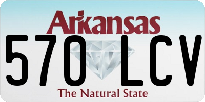 AR license plate 570LCV