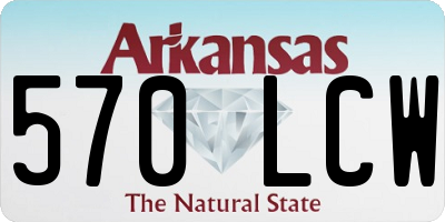 AR license plate 570LCW