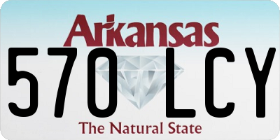 AR license plate 570LCY
