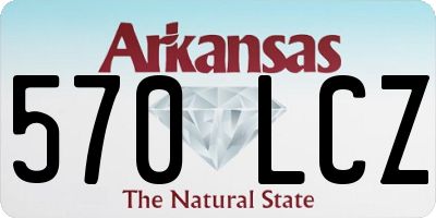 AR license plate 570LCZ