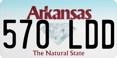 AR license plate 570LDD