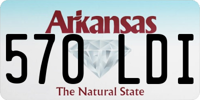 AR license plate 570LDI