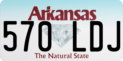 AR license plate 570LDJ