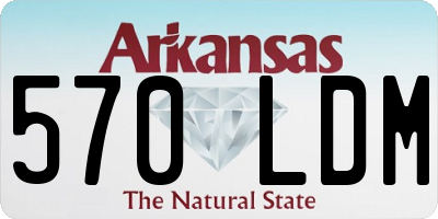 AR license plate 570LDM