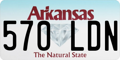 AR license plate 570LDN