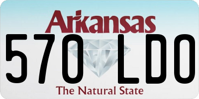 AR license plate 570LDO