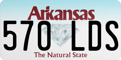 AR license plate 570LDS
