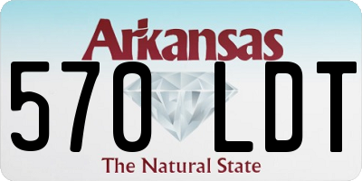 AR license plate 570LDT