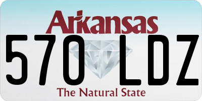 AR license plate 570LDZ