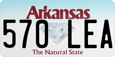 AR license plate 570LEA