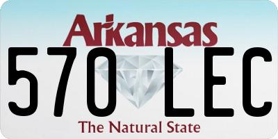 AR license plate 570LEC