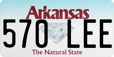 AR license plate 570LEE