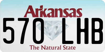 AR license plate 570LHB