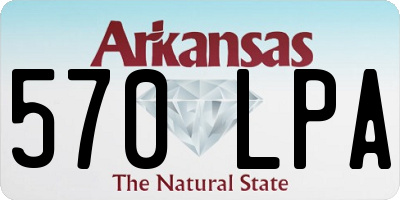 AR license plate 570LPA