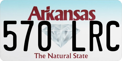 AR license plate 570LRC