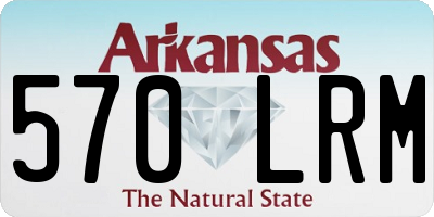 AR license plate 570LRM