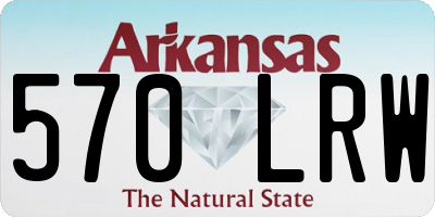 AR license plate 570LRW