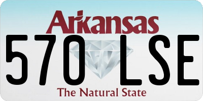 AR license plate 570LSE
