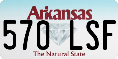 AR license plate 570LSF