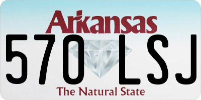 AR license plate 570LSJ