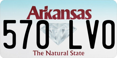 AR license plate 570LVO