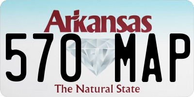 AR license plate 570MAP