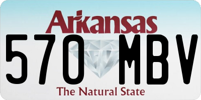 AR license plate 570MBV