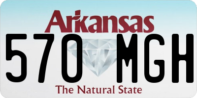 AR license plate 570MGH