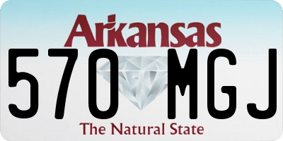 AR license plate 570MGJ