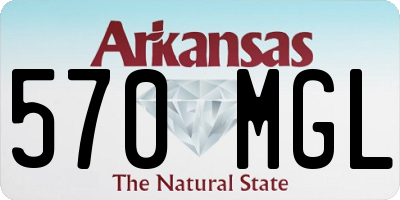AR license plate 570MGL