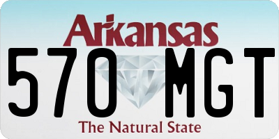 AR license plate 570MGT
