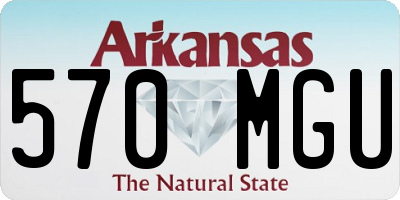 AR license plate 570MGU